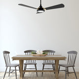 BRISA 52 inch 3 - Blade Smart Ceiling Fan with LED Light & Remote - LEDMyPlace