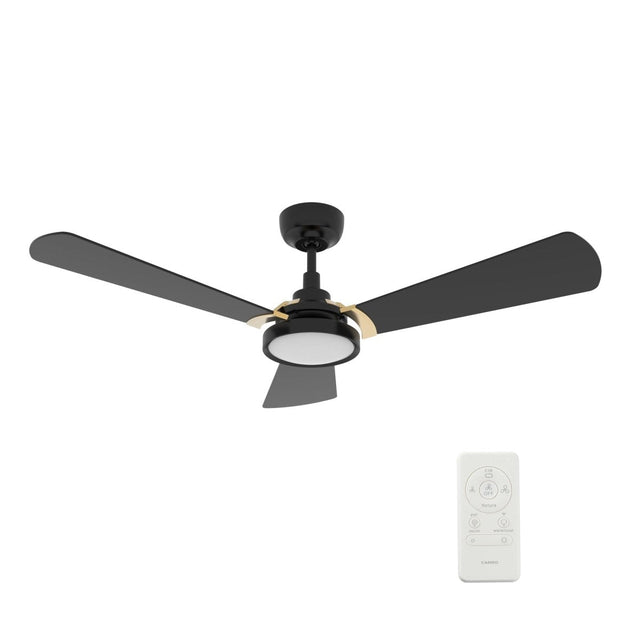 BRISA 52 inch 3 - Blade Smart Ceiling Fan with LED Light & Remote - LEDMyPlace