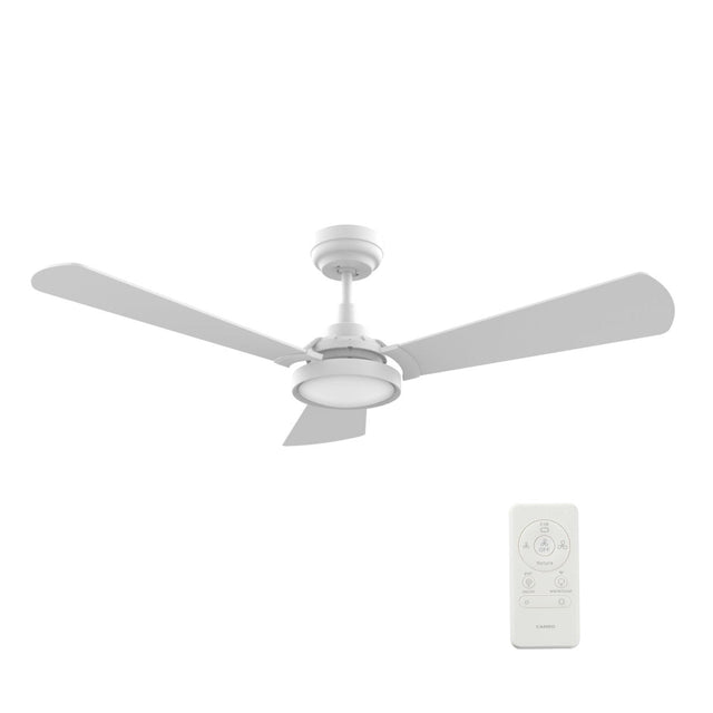 BRISA 56 inch 3 - Blade Smart Ceiling Fan with LED Light & Remote - LEDMyPlace