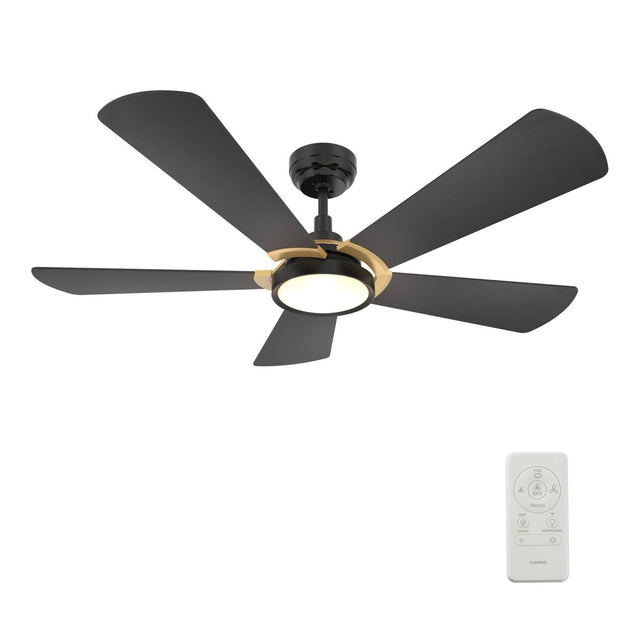BRISA 56 inch 5 - Blade Smart Ceiling Fan with LED Light & Remote - LEDMyPlace