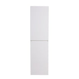 Brooklyn Contemporary Floating / Wall Mounted Bathroom Linen Side Cabinet With Soft Closing Doors - BUILDMYPLACE