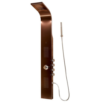 Brushed Bronze Stainless Steel Santa Cruz ShowerSpa - 7