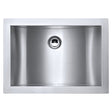 Brushed Stainless Steel Rectangular Bathroom Sink Undermount - BUILDMYPLACE