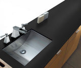 Brushed Stainless Steel Rectangular Bathroom Sink Undermount - BUILDMYPLACE