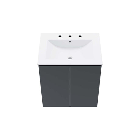 Bryn 24" Wall - Mount Bathroom Vanity - BUILDMYPLACE