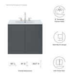 Bryn 30" Wall - Mount Bathroom Vanity - BUILDMYPLACE