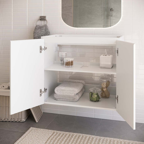 Bryn 30" Wall - Mount Bathroom Vanity (Sink Basin Not Included) - BUILDMYPLACE