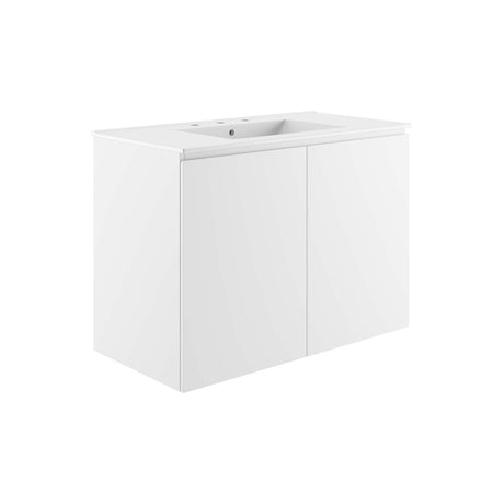 Bryn 36" Wall - Mount Bathroom Vanity - BUILDMYPLACE