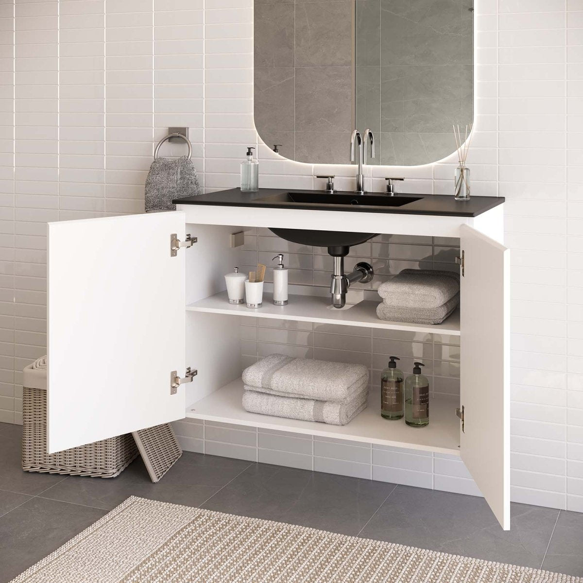 Bryn 36" Wall - Mount Bathroom Vanity - BUILDMYPLACE