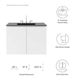 Bryn 36" Wall - Mount Bathroom Vanity - BUILDMYPLACE