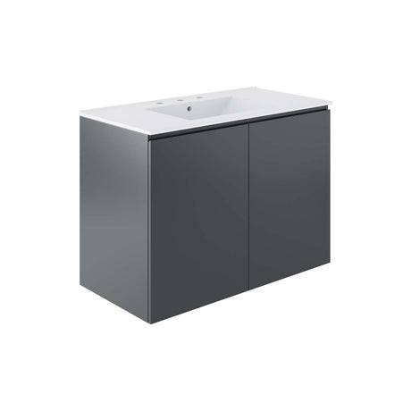 Bryn 36" Wall - Mount Bathroom Vanity - BUILDMYPLACE