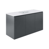 Bryn 48" Wall - Mount Bathroom Vanity - BUILDMYPLACE