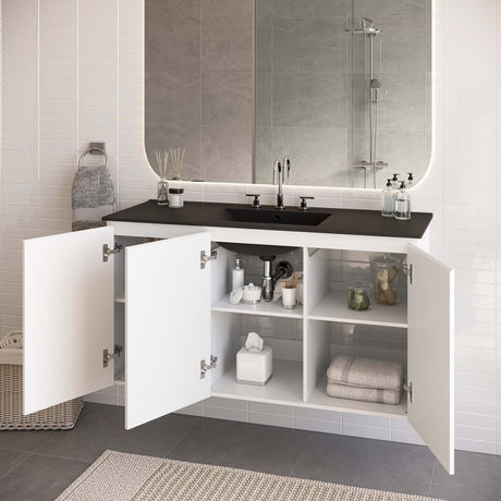 Bryn 48" Wall - Mount Bathroom Vanity - BUILDMYPLACE