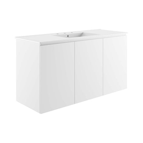 Bryn 48" Wall - Mount Bathroom Vanity - BUILDMYPLACE