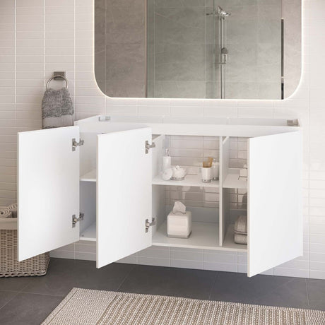 Bryn 48" Wall - Mount Bathroom Vanity (Sink Basin Not Included) - BUILDMYPLACE