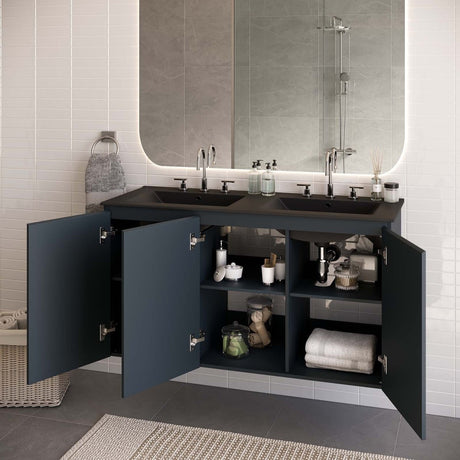 Bryn 48" Wall - Mount Double Sink Bathroom Vanity - BUILDMYPLACE