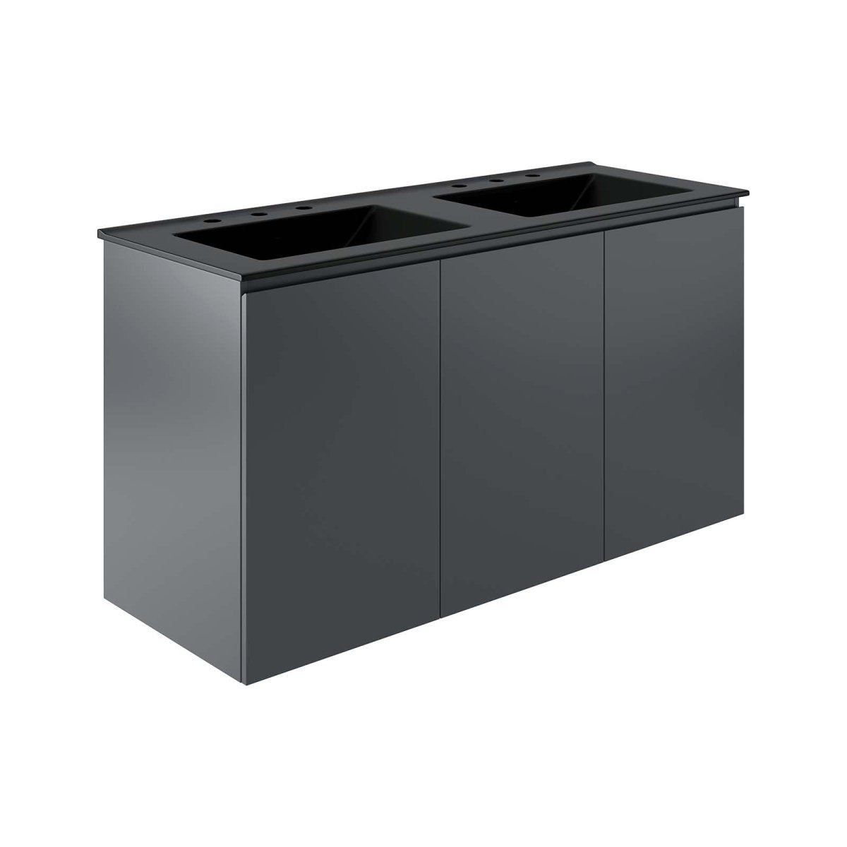 Bryn 48" Wall - Mount Double Sink Bathroom Vanity - BUILDMYPLACE