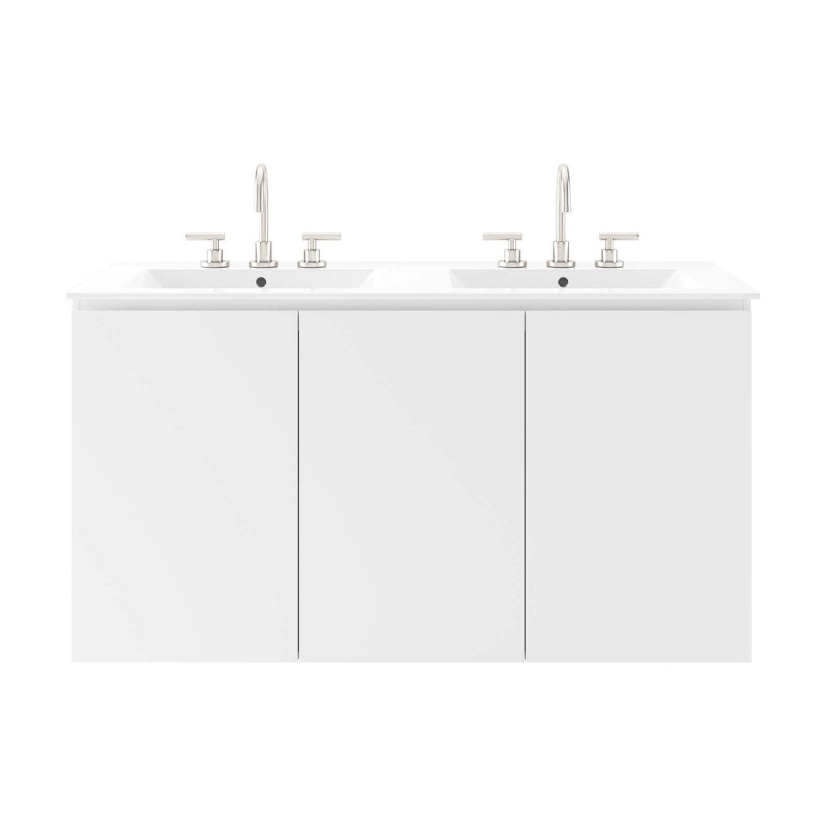 Bryn 48" Wall - Mount Double Sink Bathroom Vanity - BUILDMYPLACE