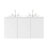 Bryn 48" Wall - Mount Double Sink Bathroom Vanity - BUILDMYPLACE