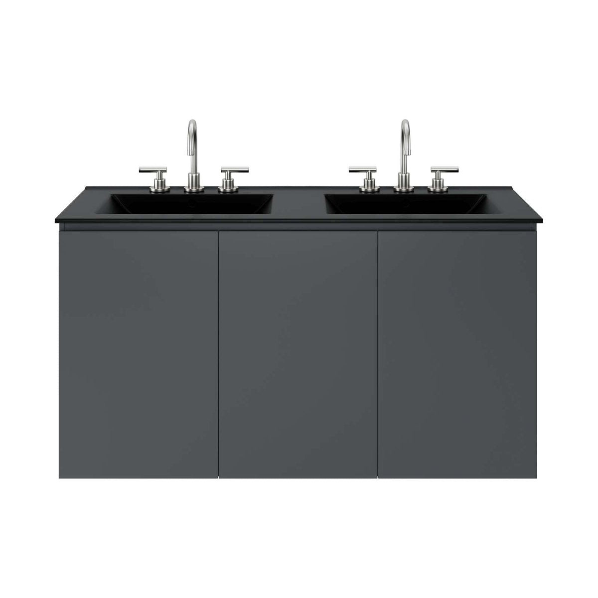 Bryn 48" Wall - Mount Double Sink Bathroom Vanity - BUILDMYPLACE