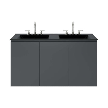 Bryn 48" Wall - Mount Double Sink Bathroom Vanity - BUILDMYPLACE