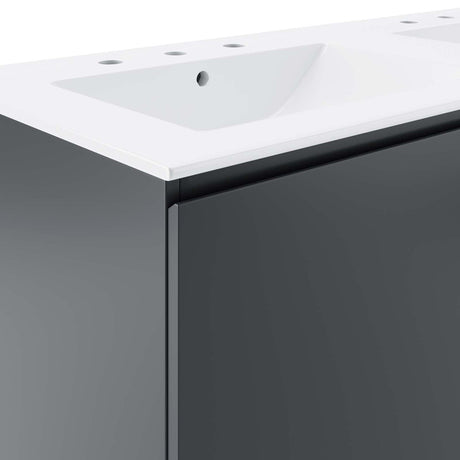 Bryn 48" Wall - Mount Double Sink Bathroom Vanity - BUILDMYPLACE