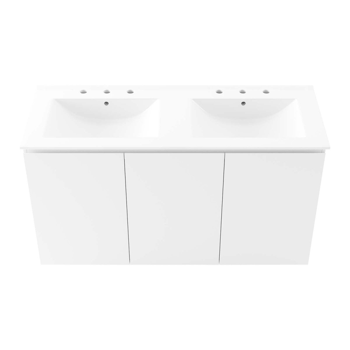 Bryn 48" Wall - Mount Double Sink Bathroom Vanity - BUILDMYPLACE