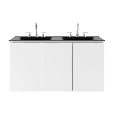 Bryn 48" Wall - Mount Double Sink Bathroom Vanity - BUILDMYPLACE