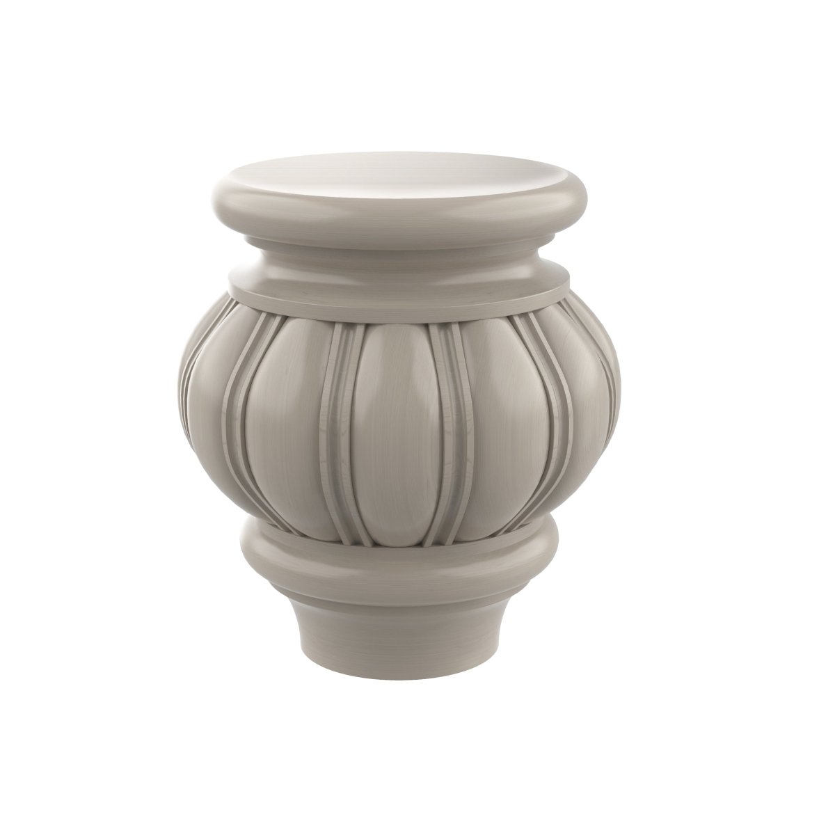 Bun Feet - Fluted | 3W x 4.5H x 3D - BUILDMYPLACE