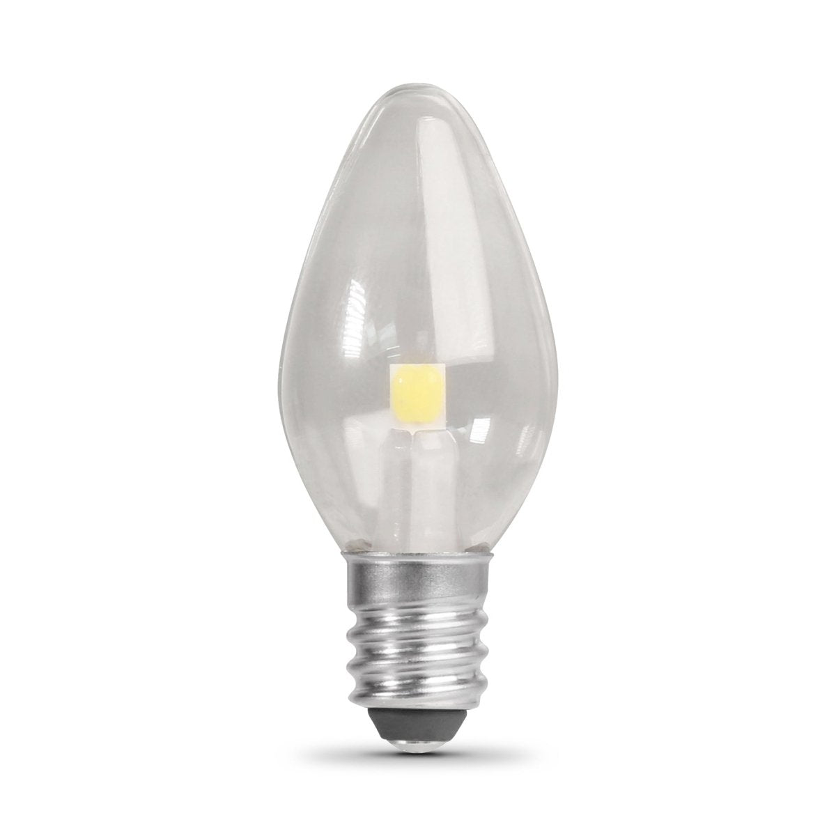 C7 LED Night Light Bulb, 7 Watt, Candelabra base, E12, 4000k - BUILDMYPLACE