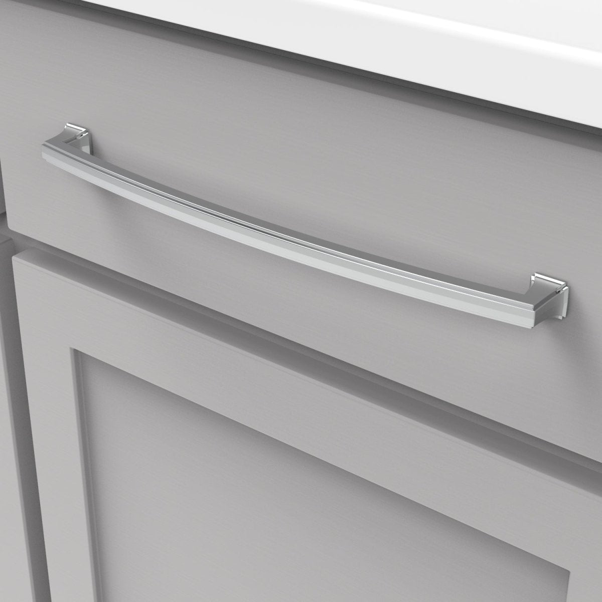 Cabinet Pull 12 Inch Center to Center - Bridges Collection - BUILDMYPLACE