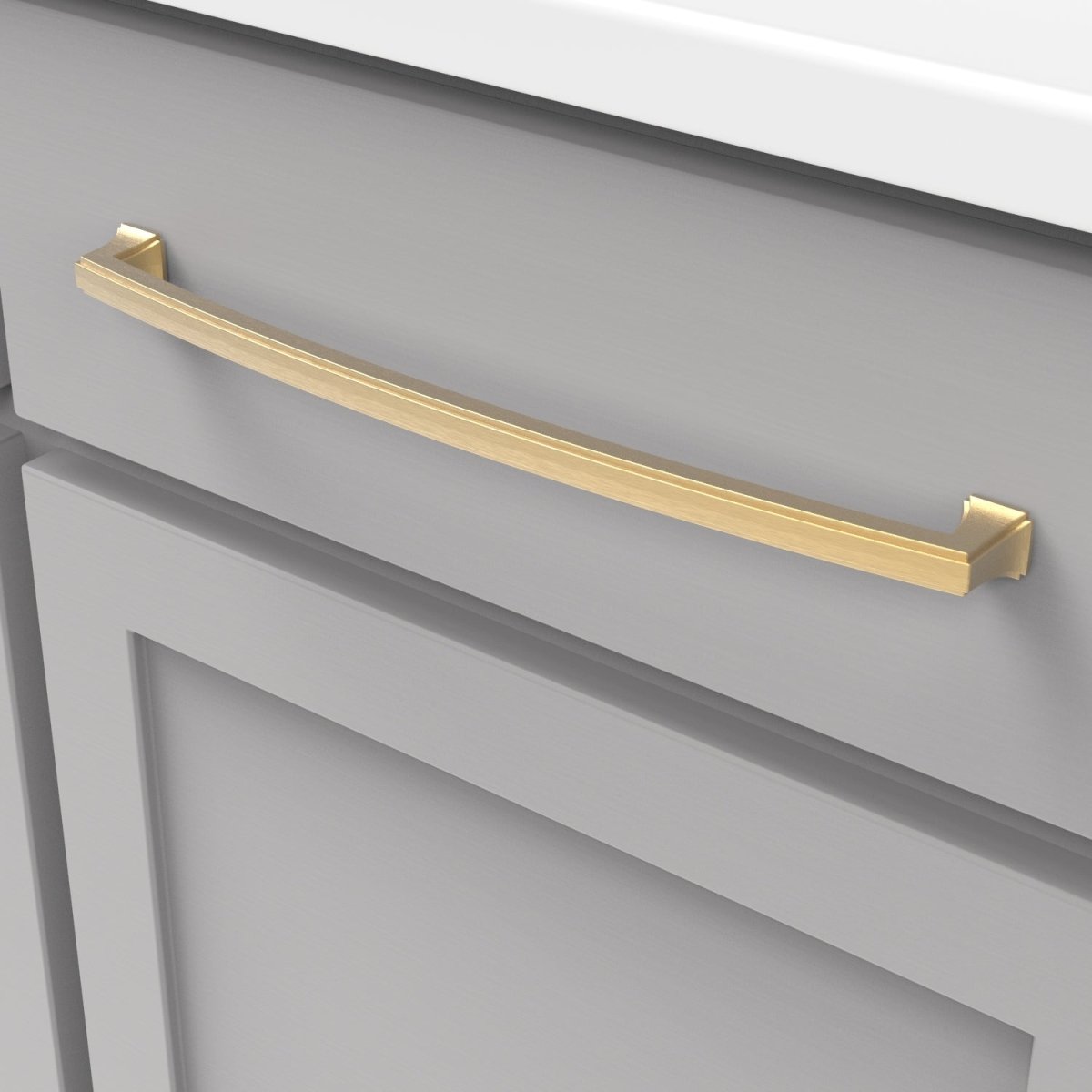 Cabinet Pull 12 Inch Center to Center - Bridges Collection - BUILDMYPLACE