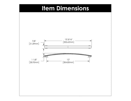 Cabinet Pull - 12 Inch Center to Center - Hickory Hardware - BUILDMYPLACE