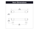 Cabinet Pull 3 - 3/4 Inch (96mm) Center to Center - Hickory Hardware - BUILDMYPLACE