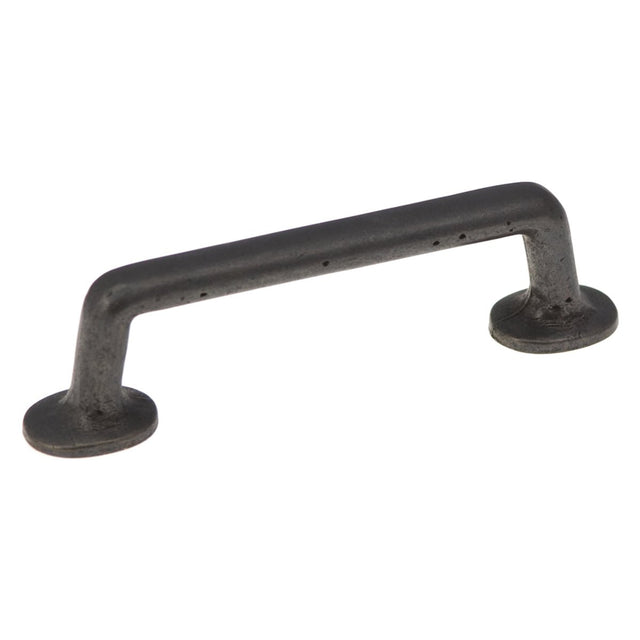 Cabinet Pull 4 Inch Center to Center in Black Iron - Carbonite Collection - BUILDMYPLACE