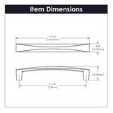 Cabinet Pull 5 - 1/16 Inch (128mm) Center to Center - Hickory Hardware - BUILDMYPLACE