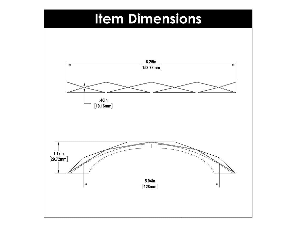 Cabinet Pull 5 - 1/16 Inch (128mm) Center to Center - Hickory Hardware - BUILDMYPLACE