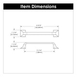 Cabinet Pull 5 - 1/16 Inch (128mm) Center to Center - Hickory Hardware - BUILDMYPLACE