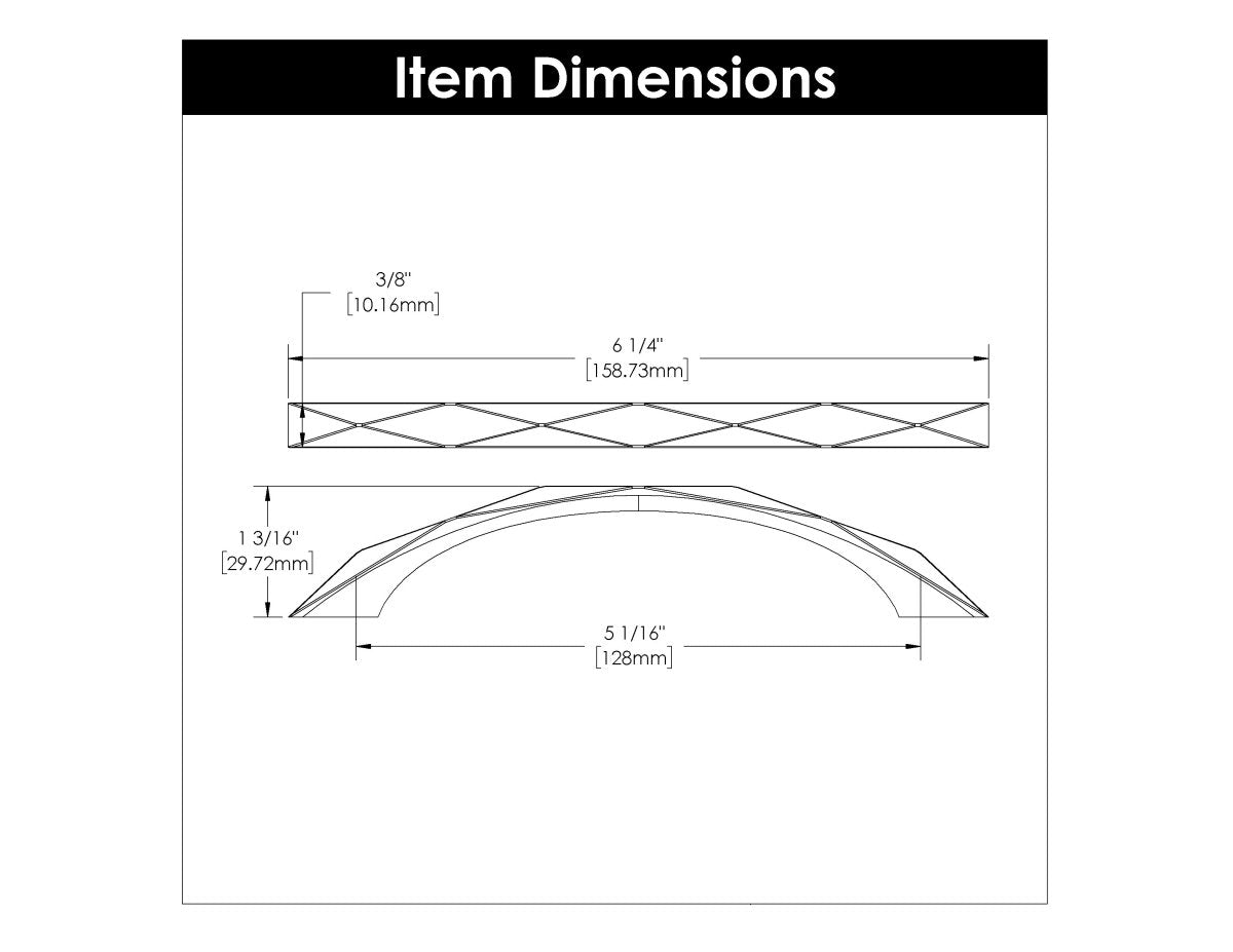 Cabinet Pull 5 - 1/16 Inch (128mm) Center to Center - Hickory Hardware - BUILDMYPLACE