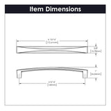 Cabinet Pull 6 - 5/16 Inch (160mm) Center to Center - Hickory Hardware - BUILDMYPLACE