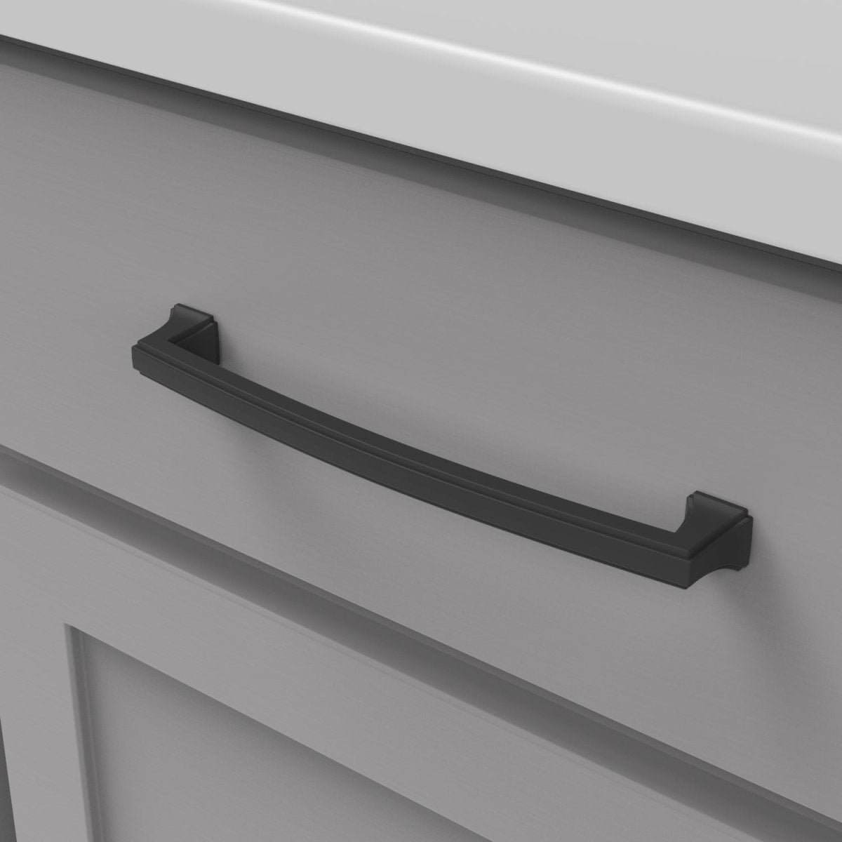 Cabinet Pull 7 - 9/16 Inch (192mm) Center to Center - Bridges Collection - BUILDMYPLACE