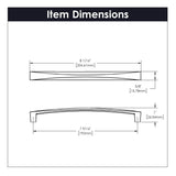 Cabinet Pull 7 - 9/16 Inch (192mm) Center to Center - Hickory Hardware - BUILDMYPLACE