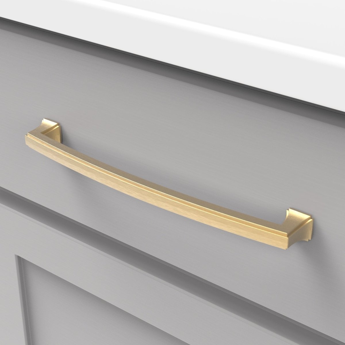 Cabinet Pull 8 - 13/16 Inch (224mm) Center to Center - Bridges Collection - BUILDMYPLACE