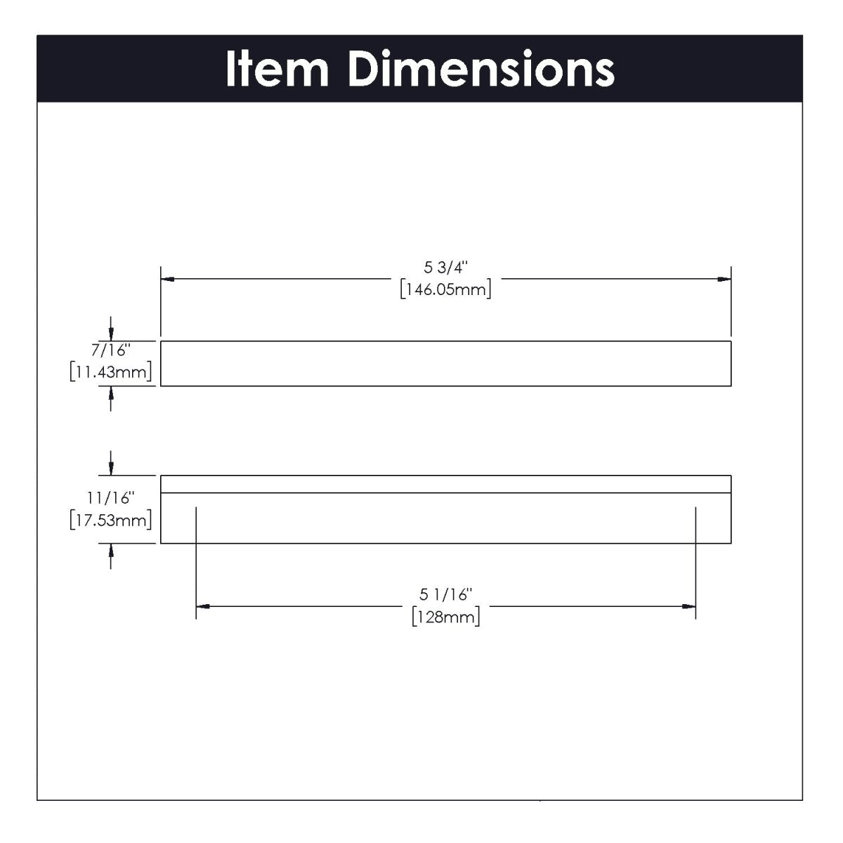 Cabinet Pulls 5 - 1/16 Inch (128mm) Center to Center - Hickory Hardware - BUILDMYPLACE