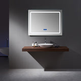 Caldona 48" Wide x 36" Tall LED Mirror w/ Defogger - BUILDMYPLACE