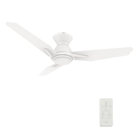 CALEN 48 inch 3 - Blade Flush Mount Smart Ceiling Fan with LED Light & Remote - LEDMyPlace
