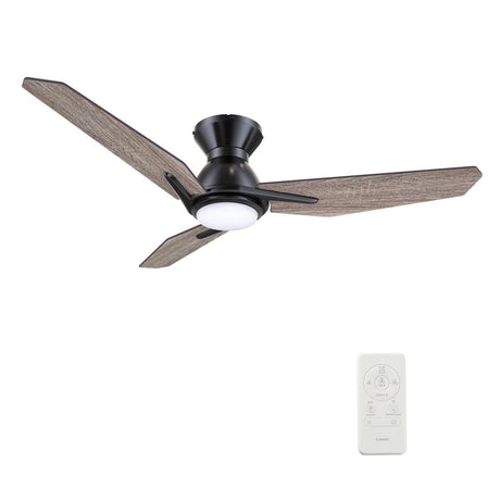 CALEN 48 inch 3 - Blade Flush Mount Smart Ceiling Fan with LED Light & Remote - LEDMyPlace