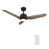 CALEN 48 inch 3 - Blade Smart Ceiling Fan with LED Light & Remote - LEDMyPlace