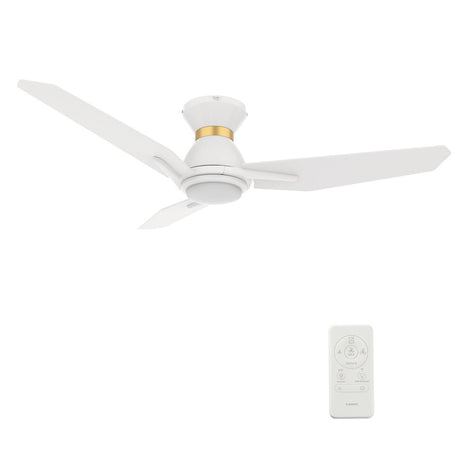 CALEN 52 inch 3 - Blade Flush Mount Smart Ceiling Fan with LED Light & Remote - LEDMyPlace