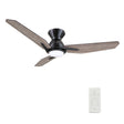 CALEN 52 inch 3 - Blade Flush Mount Smart Ceiling Fan with LED Light & Remote - LEDMyPlace
